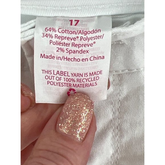 NWT No Boundaries Junior's White High Rise Skinny Jeans Size 17 - Picture 8 of 8